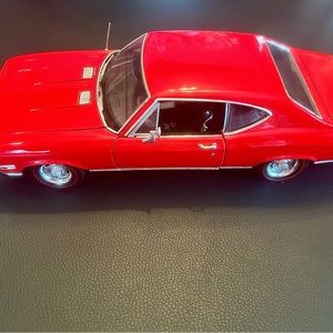 Red Die-Cast Model Car